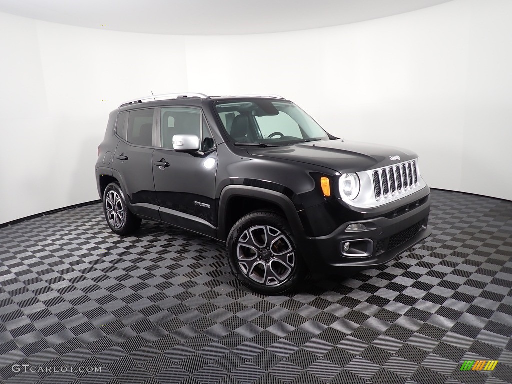 2016 Renegade Limited 4x4 - Black / Black photo #3