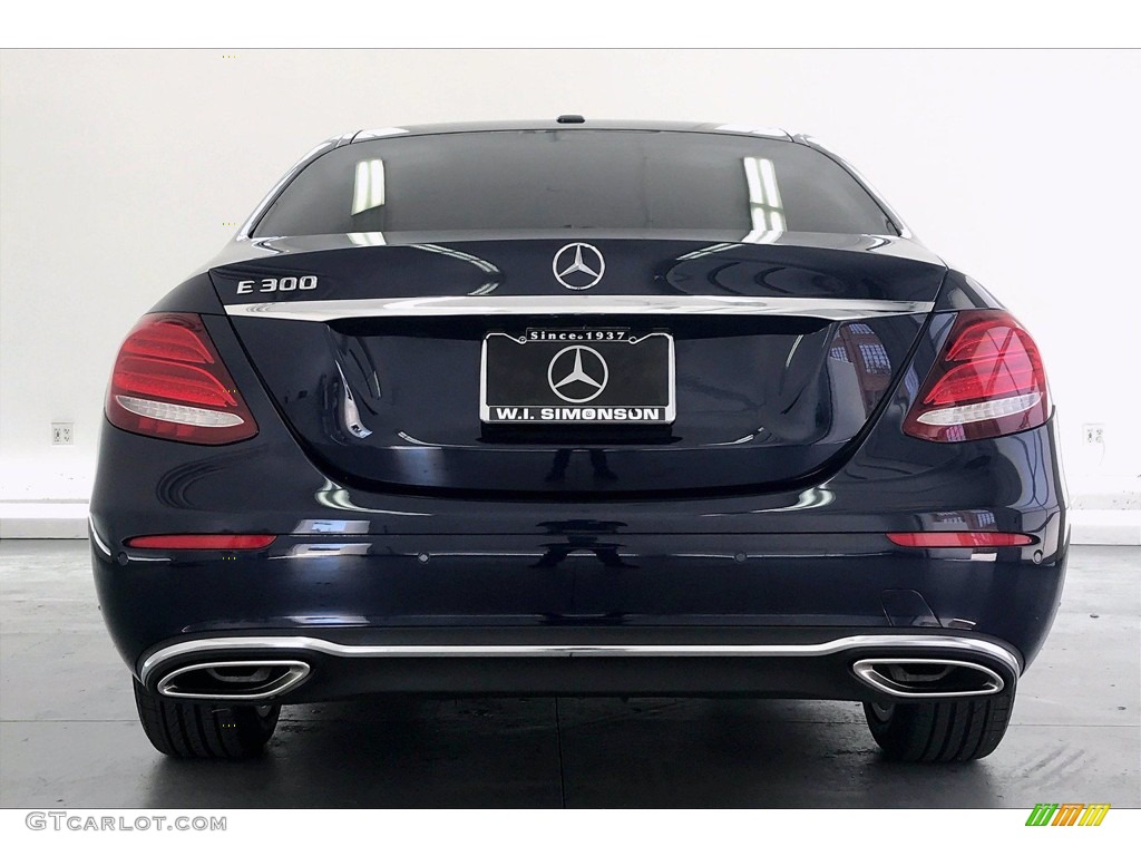 2018 E 300 Sedan - Lunar Blue Metallic / Nut Brown/Black photo #3