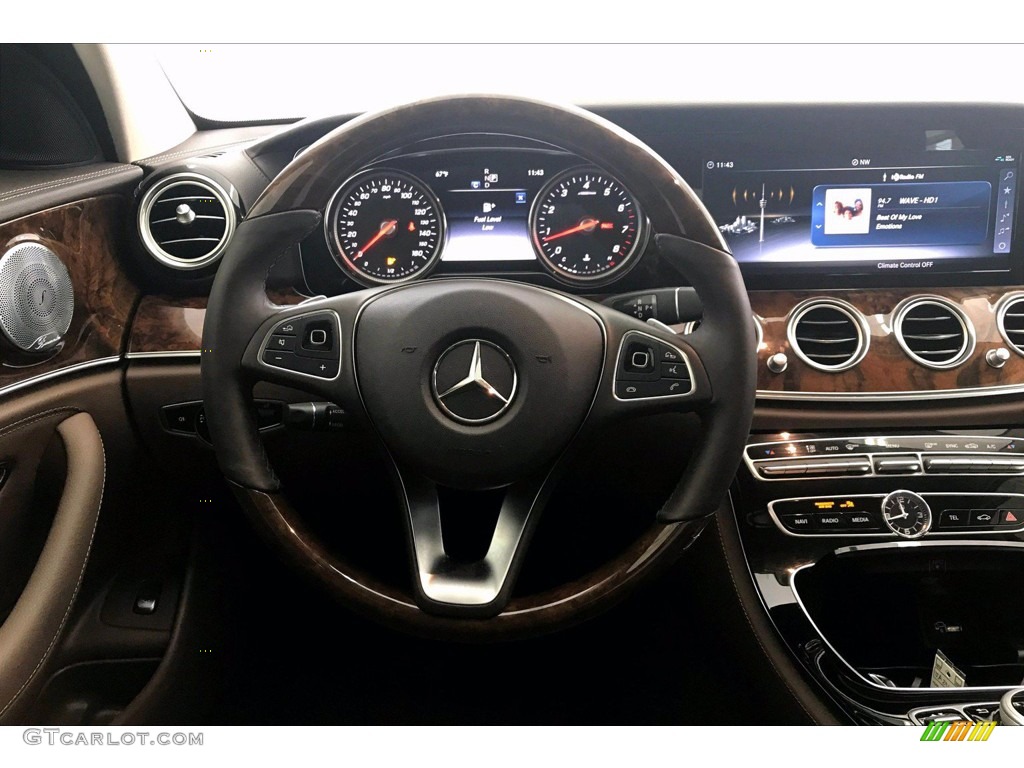 2018 E 300 Sedan - Lunar Blue Metallic / Nut Brown/Black photo #4