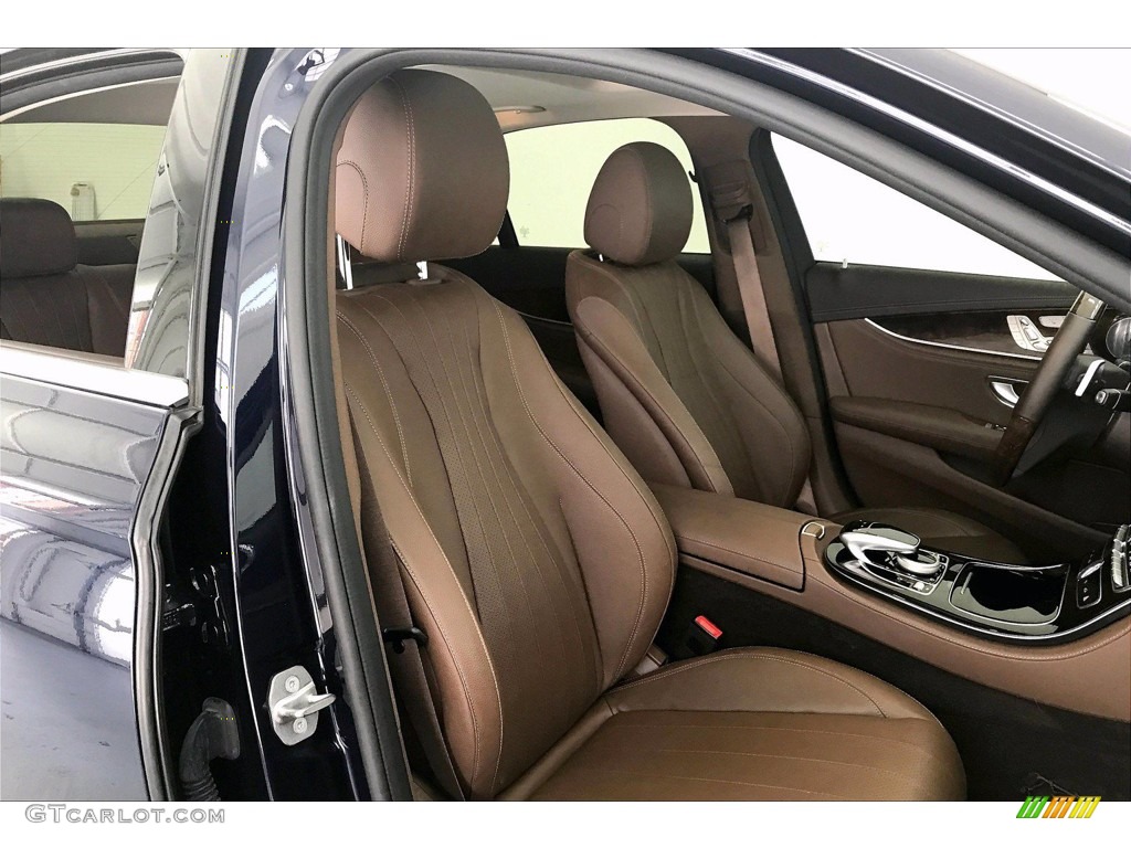 2018 E 300 Sedan - Lunar Blue Metallic / Nut Brown/Black photo #6