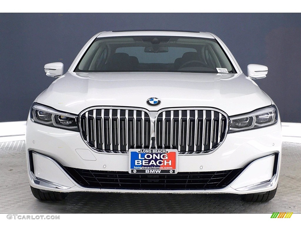 2021 7 Series 740i Sedan - Alpine White / Black photo #2