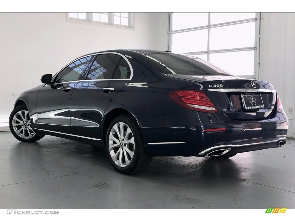 2018 E 300 Sedan - Lunar Blue Metallic / Nut Brown/Black photo #10