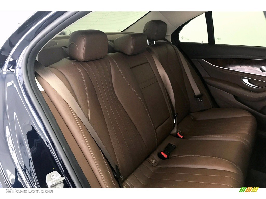 2018 E 300 Sedan - Lunar Blue Metallic / Nut Brown/Black photo #13