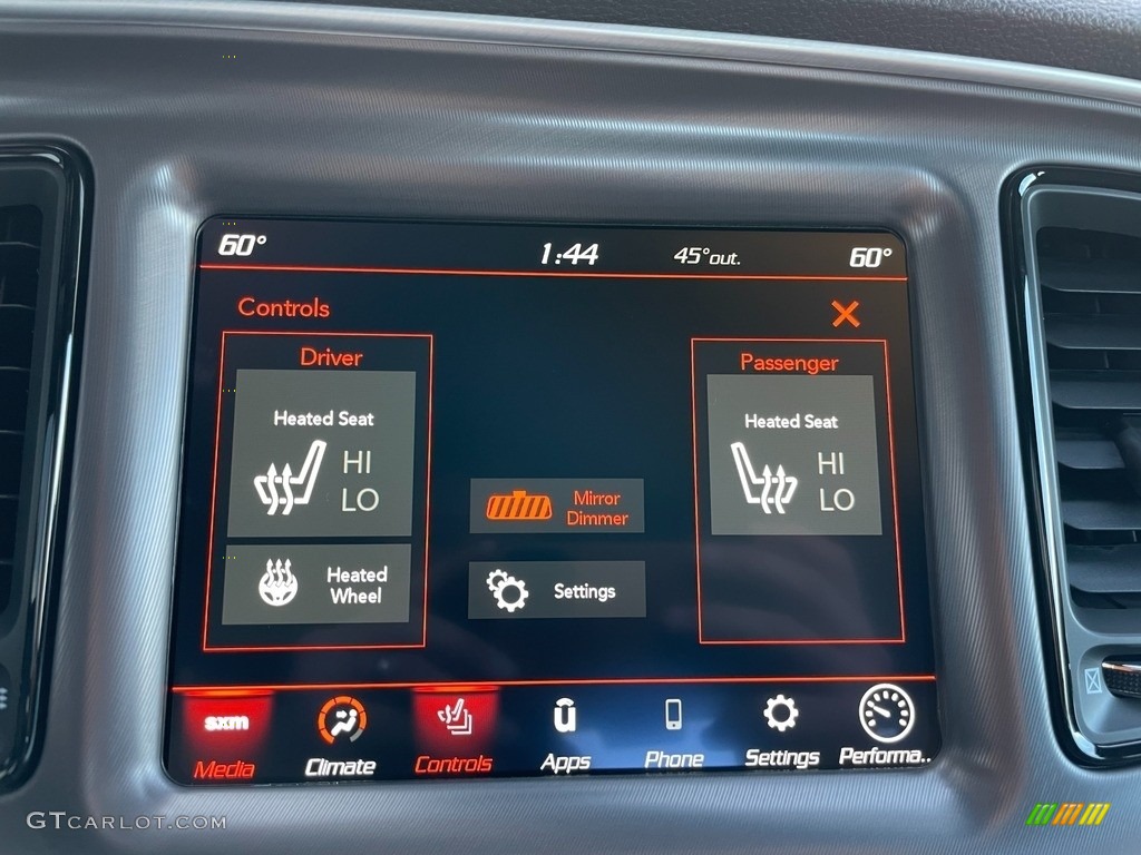 2021 Dodge Challenger R/T Scat Pack Widebody Controls Photo #140614603