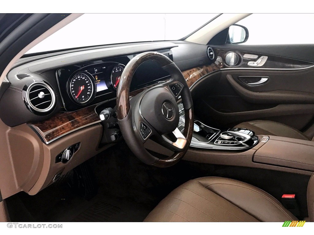 2018 E 300 Sedan - Lunar Blue Metallic / Nut Brown/Black photo #22