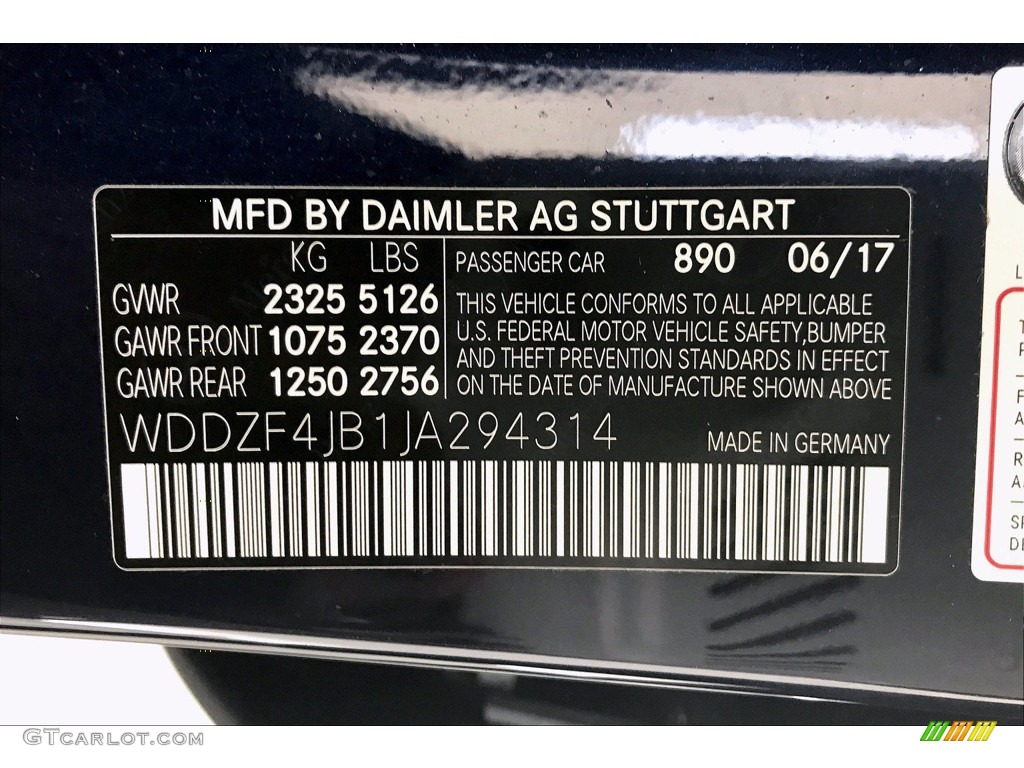 2018 E 300 Sedan - Lunar Blue Metallic / Nut Brown/Black photo #24