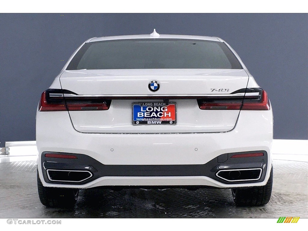 2021 7 Series 740i Sedan - Alpine White / Ivory White/Black photo #4