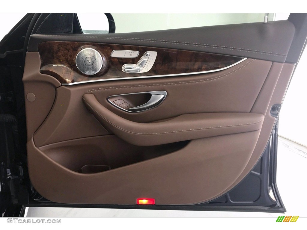 2018 E 300 Sedan - Lunar Blue Metallic / Nut Brown/Black photo #30