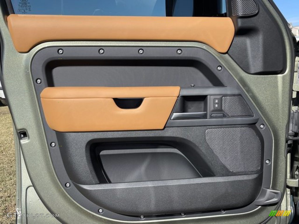 2020 Land Rover Defender 110 X Vintage Tan Door Panel Photo #140614919