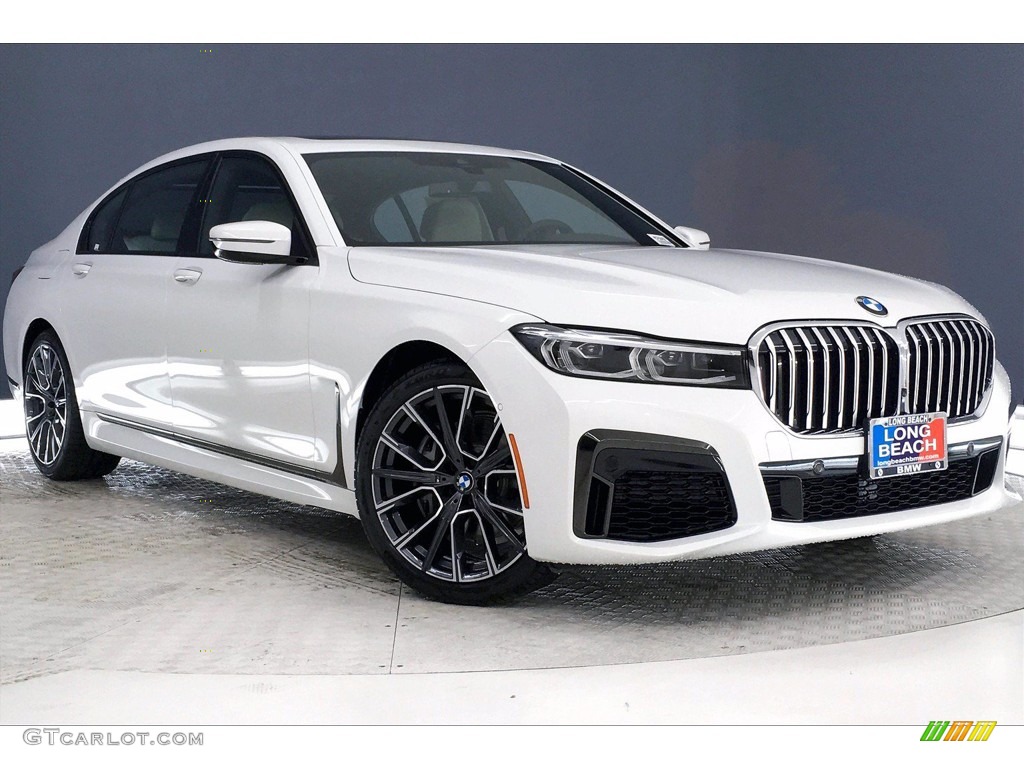 2021 7 Series 740i Sedan - Alpine White / Ivory White/Black photo #19