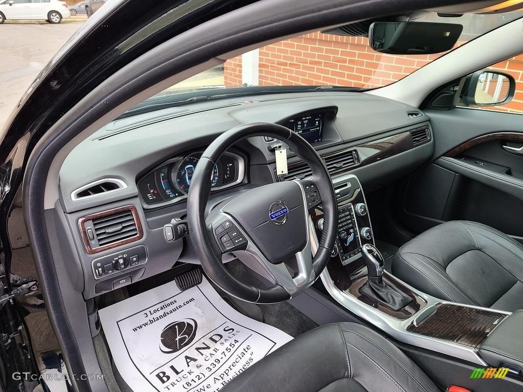 2015 S80 T6 AWD - Black Stone / Off Black photo #5
