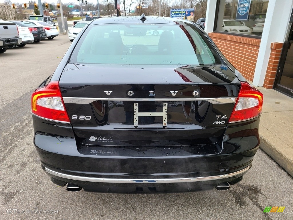 2015 S80 T6 AWD - Black Stone / Off Black photo #8