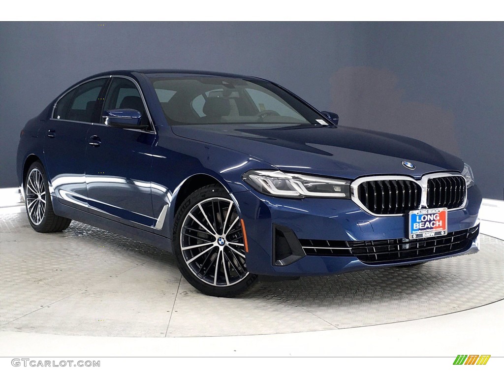 2021 5 Series 540i Sedan - Phytonic Blue Metallic / Black photo #19