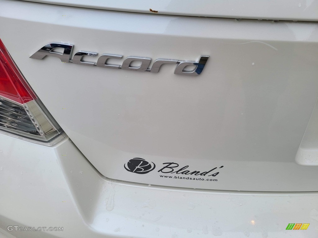 2009 Accord EX-L V6 Sedan - White Diamond Pearl / Ivory photo #7