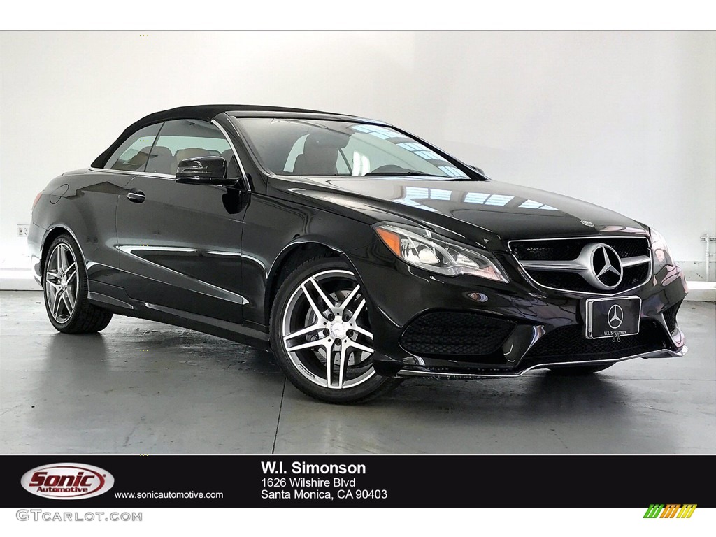 2016 E 400 Cabriolet - Black / Natural Beige/Black photo #1