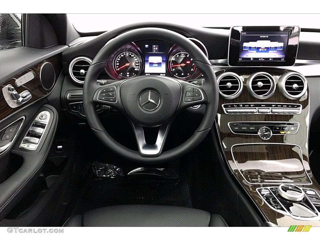 2018 Mercedes-Benz C 300 Sedan Black Dashboard Photo #140616299