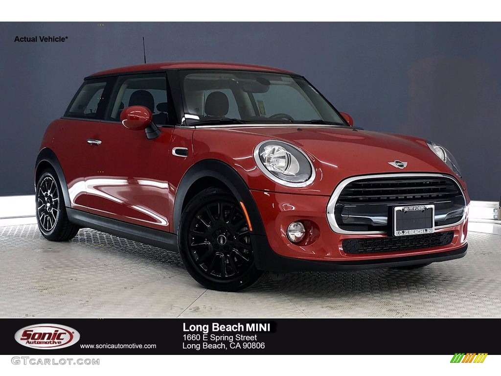 2018 Hardtop Cooper 2 Door - Blazing Red Metallic / Carbon Black photo #1