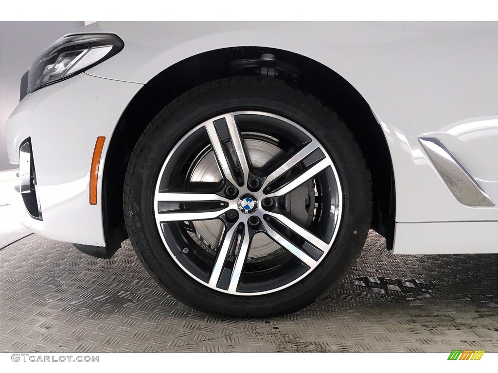 2021 5 Series 540i Sedan - Alpine White / Black photo #12