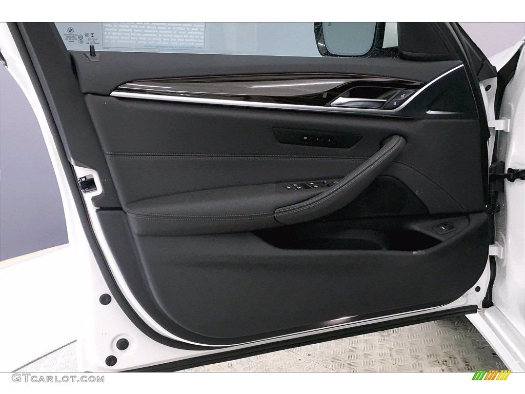 2021 5 Series 540i Sedan - Alpine White / Black photo #13