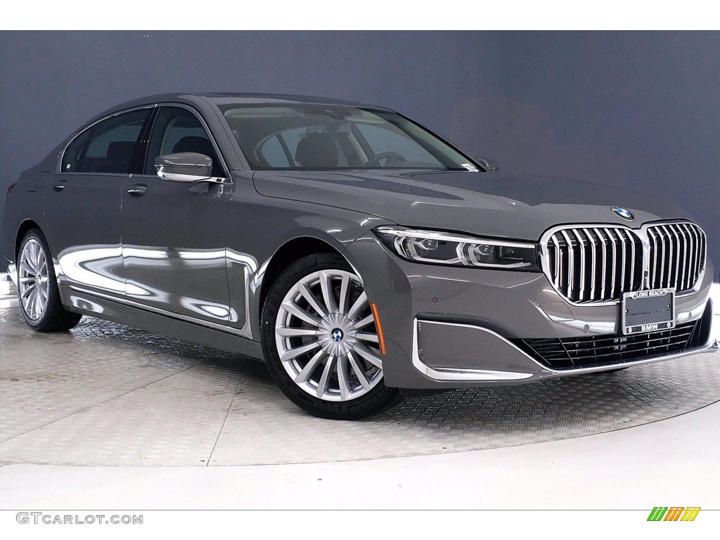 2021 7 Series 740i Sedan - Bernina Gray Amber Effect / Black photo #19