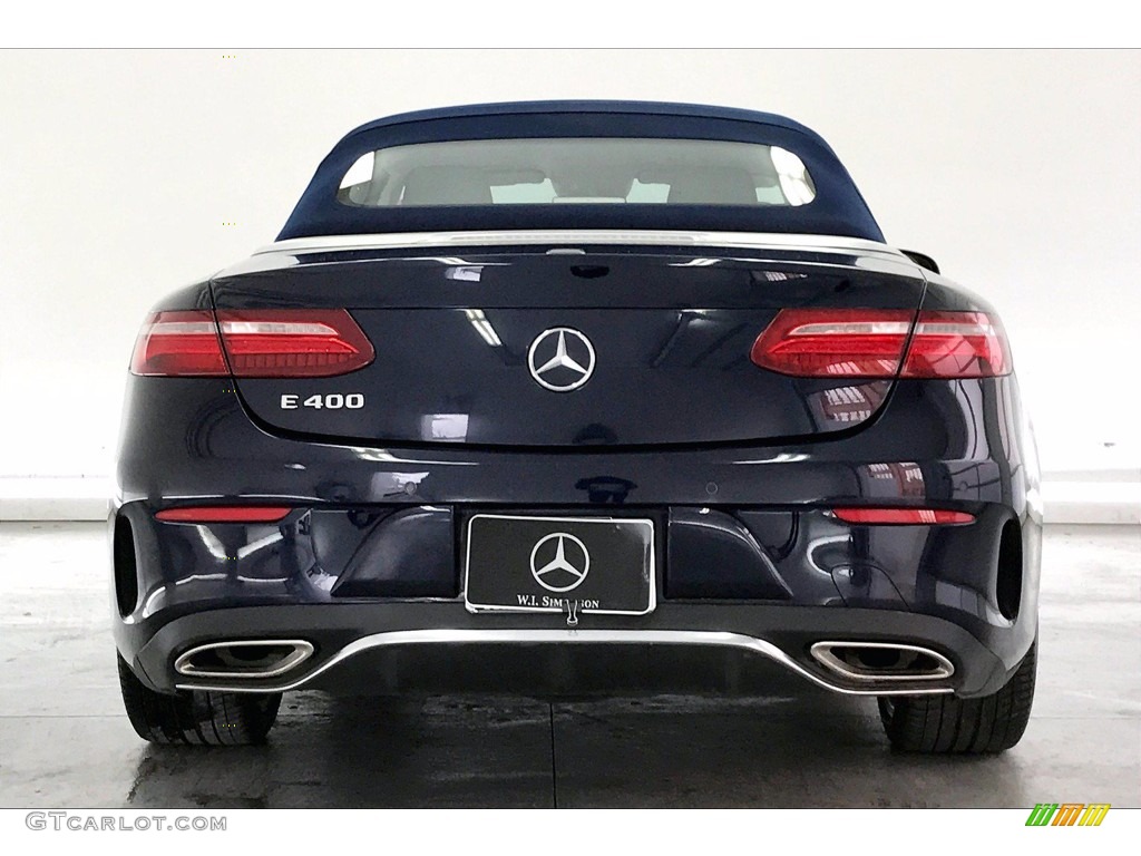 2018 E 400 Convertible - Lunar Blue Metallic / Macchiato Beige/Yacht Blue photo #3