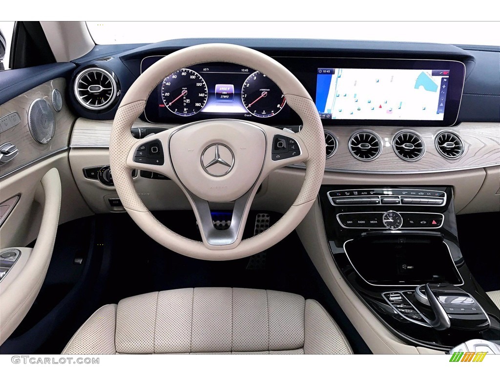 2018 E 400 Convertible - Lunar Blue Metallic / Macchiato Beige/Yacht Blue photo #4