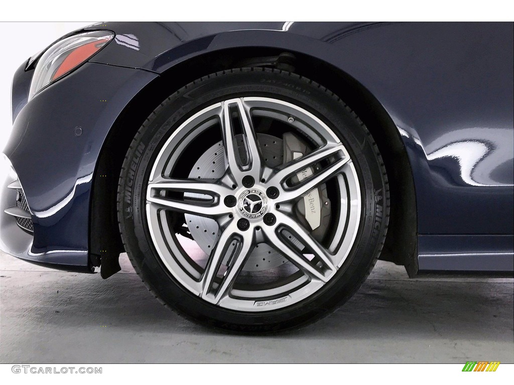 2018 E 400 Convertible - Lunar Blue Metallic / Macchiato Beige/Yacht Blue photo #8