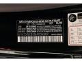  2021 AMG GT 43 Obsidian Black Metallic Color Code 197