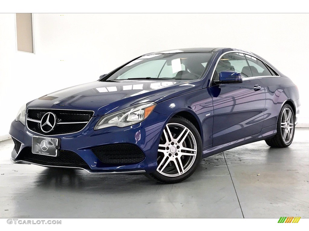 Brilliant Blue Metallic 2017 Mercedes-Benz E 400 Coupe Exterior Photo #140618005