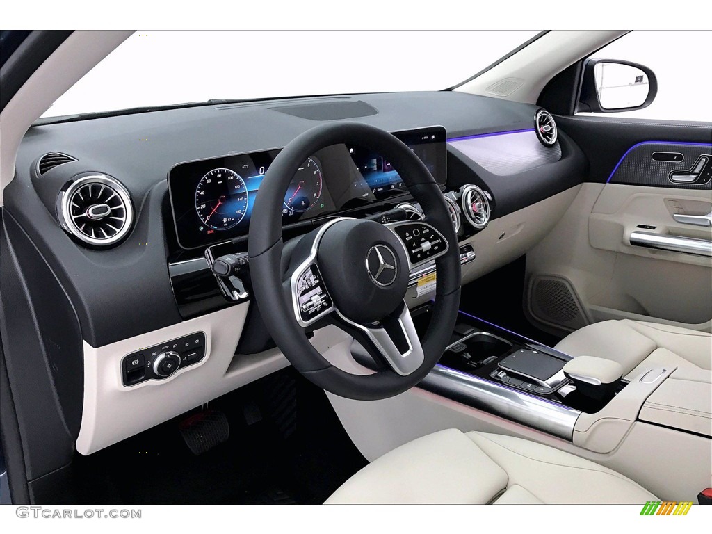 2021 GLA 250 4Matic - Denim Blue Metallic / Macchiato Beige photo #4