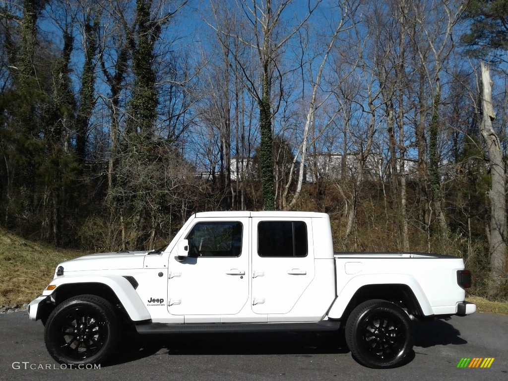 2021 Gladiator High Altitude 4x4 - Bright White / Black photo #1