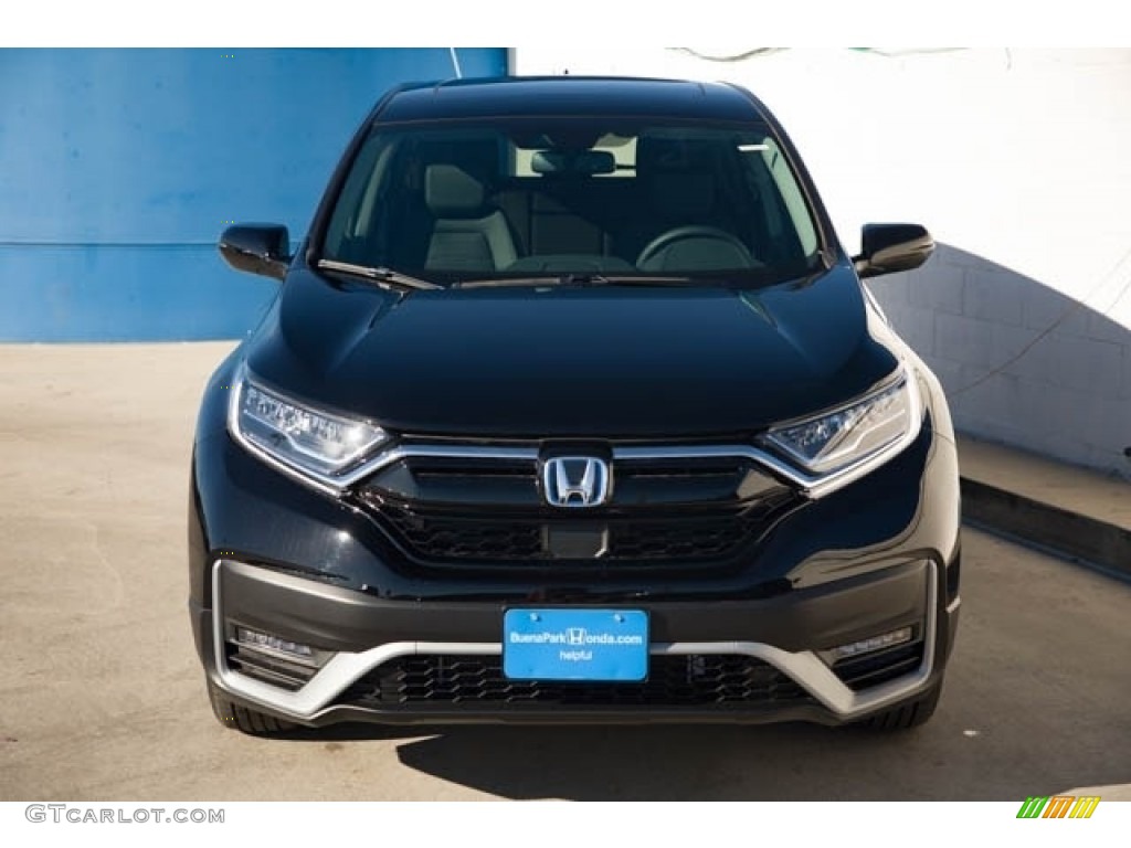 2020 CR-V EX-L AWD Hybrid - Crystal Black Pearl / Black photo #3