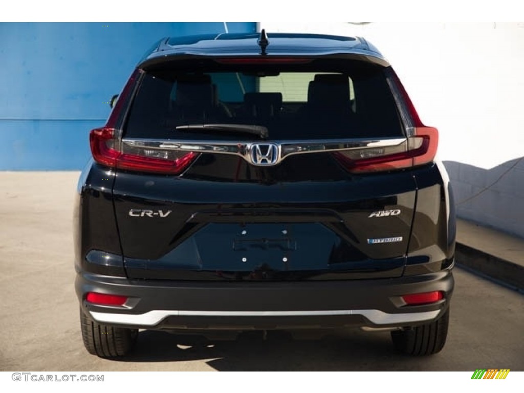 2020 CR-V EX-L AWD Hybrid - Crystal Black Pearl / Black photo #5