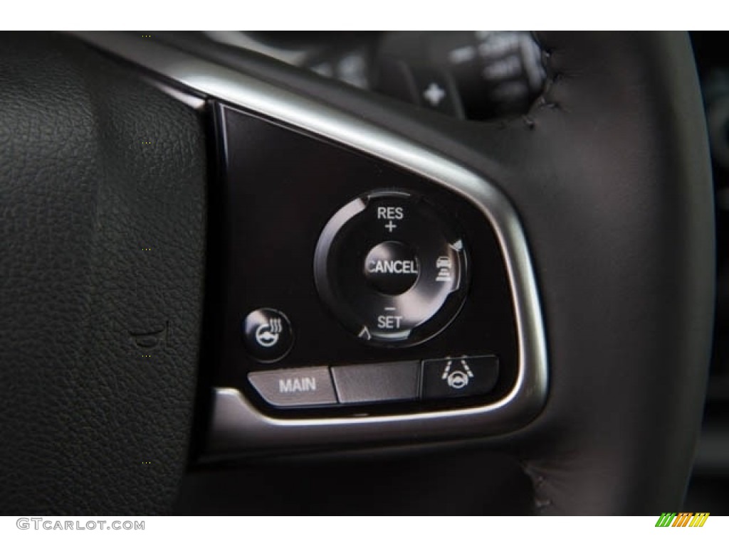 2020 Honda CR-V EX-L AWD Hybrid Black Steering Wheel Photo #140619979