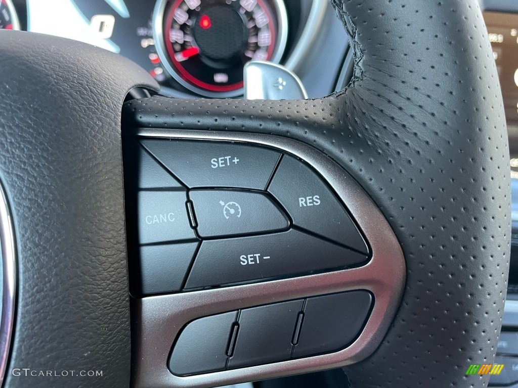 2021 Dodge Challenger R/T Scat Pack Widebody Black Steering Wheel Photo #140620705