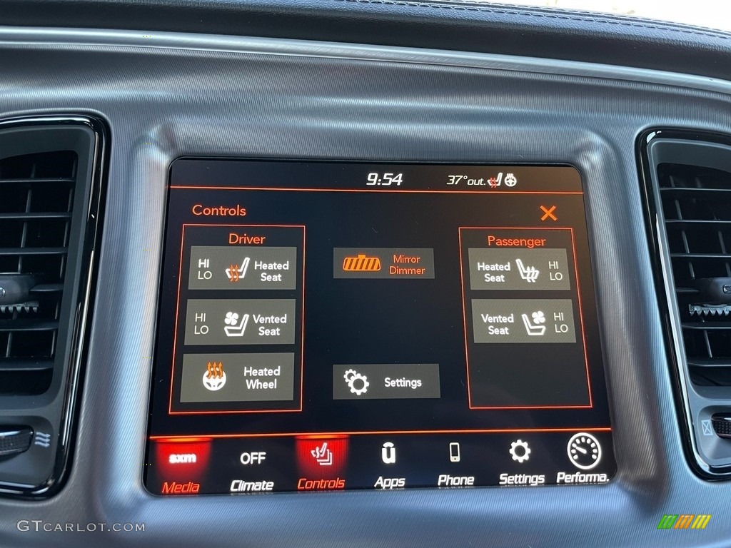 2021 Dodge Challenger R/T Scat Pack Widebody Controls Photo #140620771