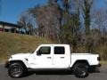 2021 Bright White Jeep Gladiator Overland 4x4  photo #1