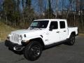 2021 Bright White Jeep Gladiator Overland 4x4  photo #2