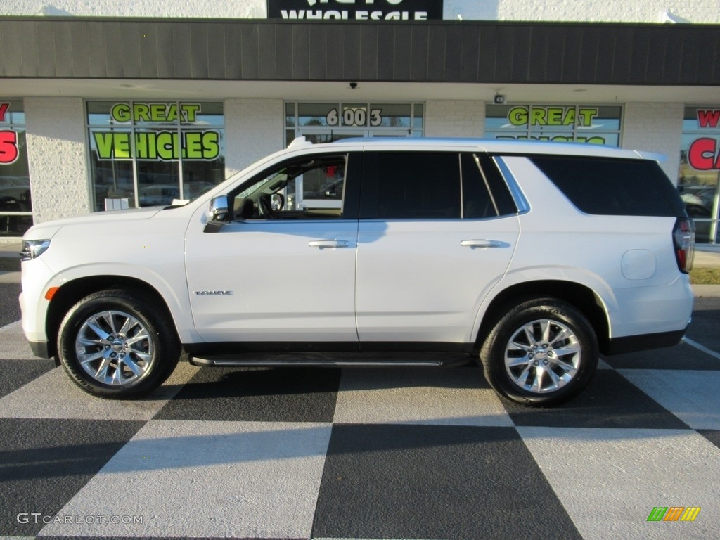 2021 Tahoe Premier 4WD - Iridescent Pearl Tricoat / Jet Black/Maple Sugar photo #1