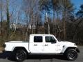 2021 Bright White Jeep Gladiator Overland 4x4  photo #5