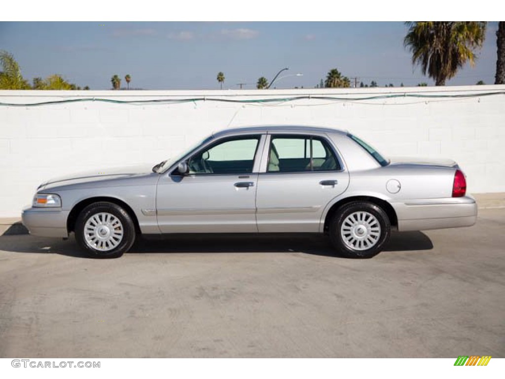 2007 Grand Marquis LS - Silver Birch Metallic / Light Camel photo #8