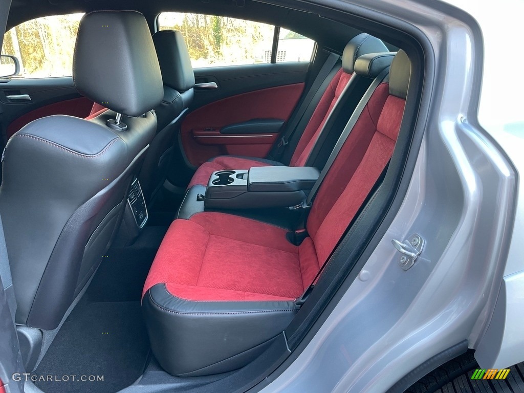 Black/Ruby Red Interior 2021 Dodge Charger Scat Pack Widebody Photo #140621878