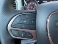Black/Ruby Red 2021 Dodge Charger Scat Pack Widebody Steering Wheel