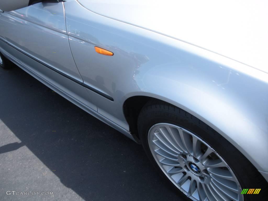 2002 3 Series 330xi Sedan - Titanium Silver Metallic / Black photo #4