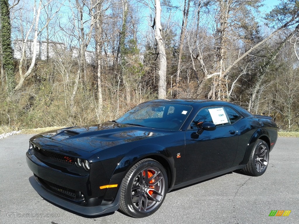Pitch Black 2021 Dodge Challenger R/T Scat Pack Widebody Exterior Photo #140622223
