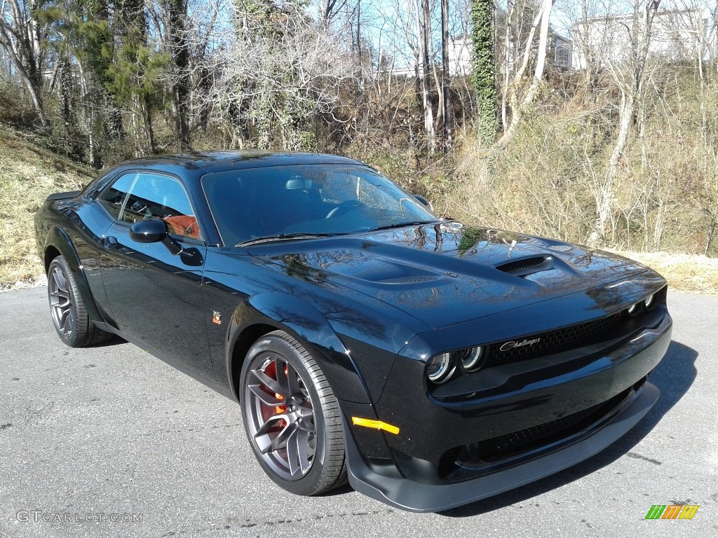 Pitch Black 2021 Dodge Challenger R/T Scat Pack Widebody Exterior Photo #140622262