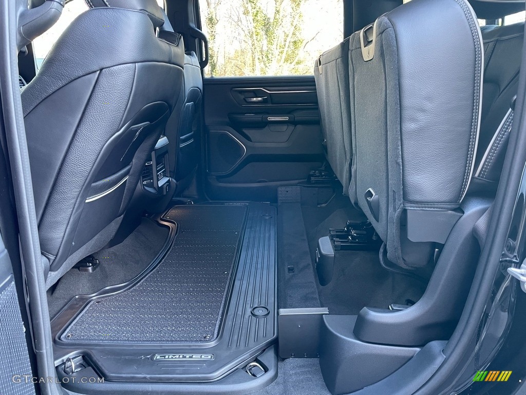 Black Interior 2021 Ram 1500 Limited Crew Cab 4x4 Photo #140622493