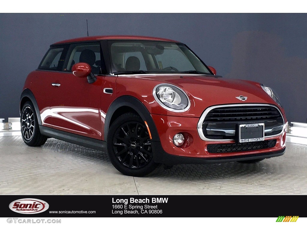 2018 Hardtop Cooper 2 Door - Blazing Red Metallic / Carbon Black photo #1