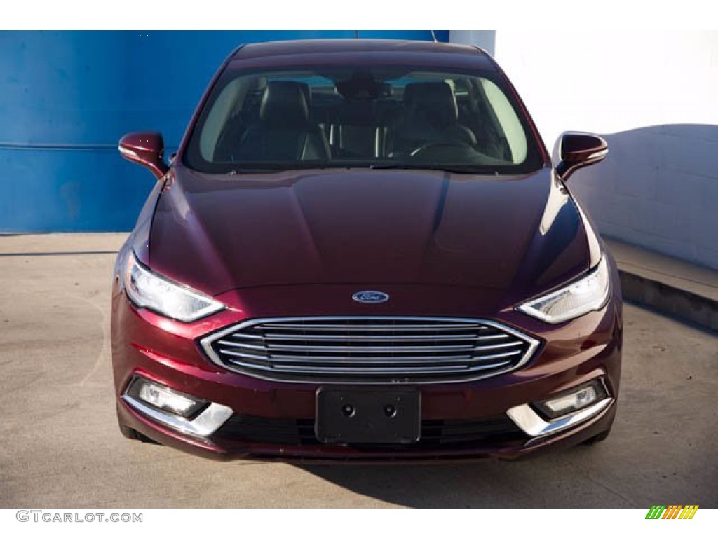 Burgundy Velvet 2017 Ford Fusion Energi Titanium Exterior Photo #140622924