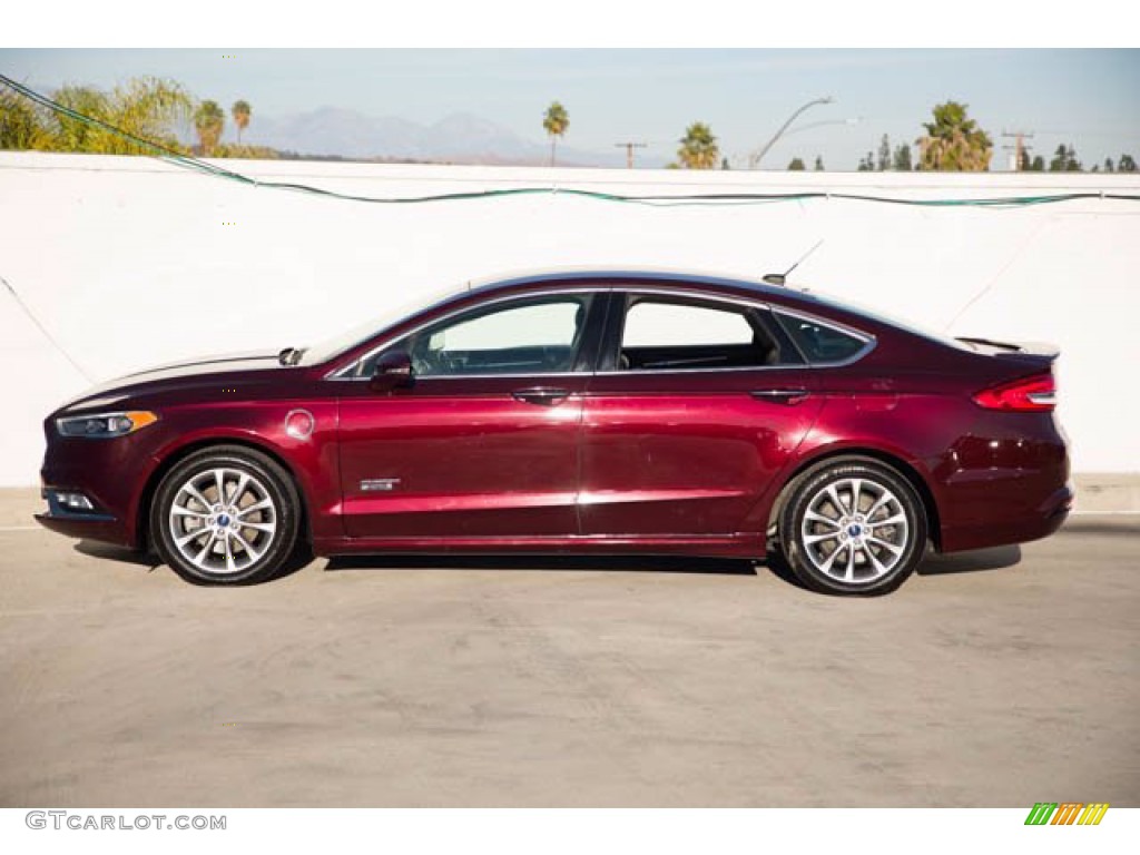 Burgundy Velvet 2017 Ford Fusion Energi Titanium Exterior Photo #140622963